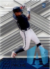 2021 Panini Clear Vision Chronicles Cristian Pache RC Atlanta Braves #8 Acetate